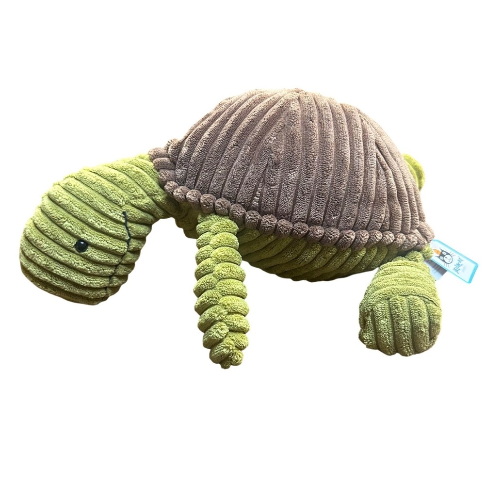NWT Jellycat Cordy Roy Tortoise Plush Retired Green Brown Stuffed Animal